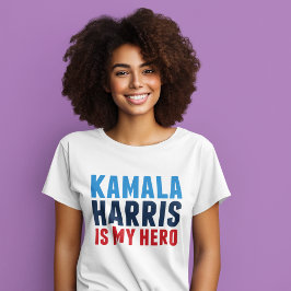 Camiseta Kamala Harris es mi héroe