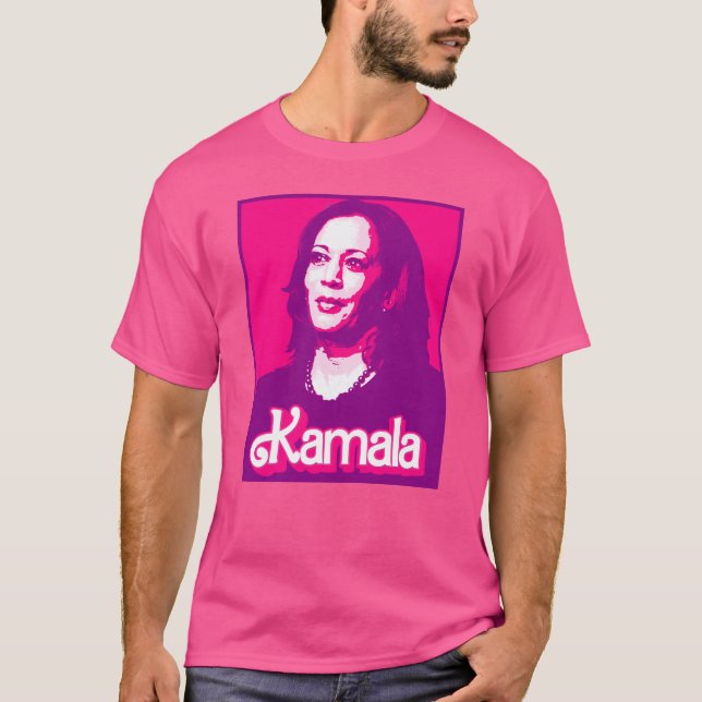 Camiseta Kamala Harris Fan Pink (Anverso)