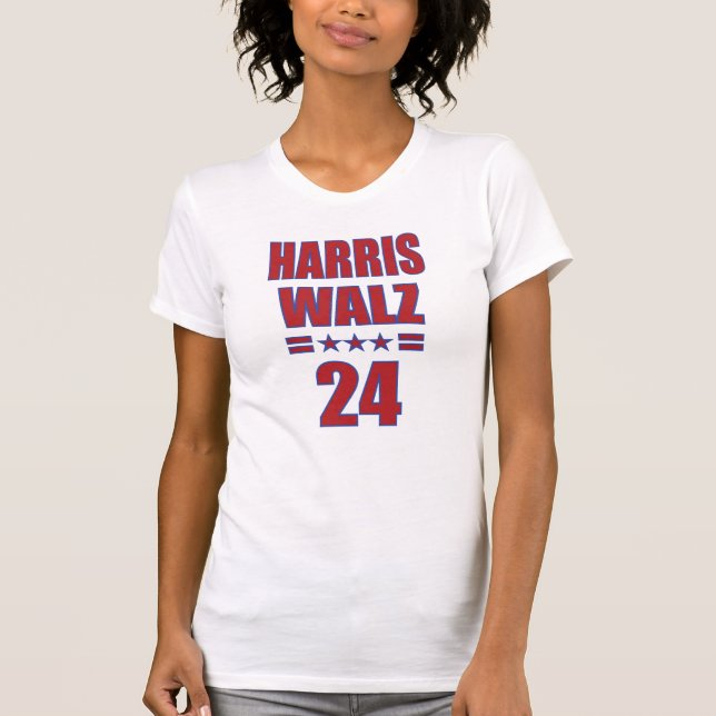 Camiseta Kamala Harris For the People - Make America Happy  (Anverso)
