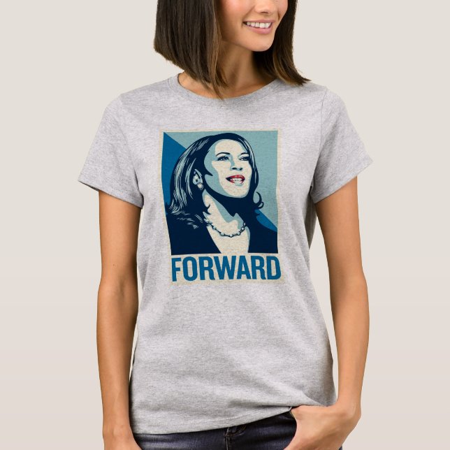 CAMISETA KAMALA HARRIS FORWARD (Anverso)