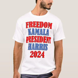 Camiseta Kamala Harris Freedom 2024