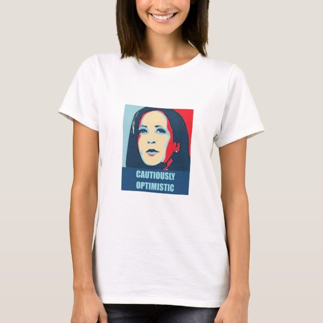 Camiseta Kamala Harris - La esperanza es el Papa (Anverso)