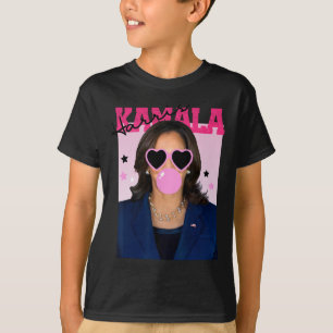 Camiseta Kamala Harris lustrando Goma de burbuja Sungles ro