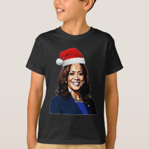 Camiseta Kamala Harris Merry Christmas Happy Holidays In A