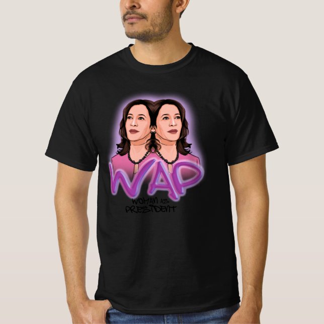 Camiseta Kamala Harris: Mujer como presidenta (Anverso)