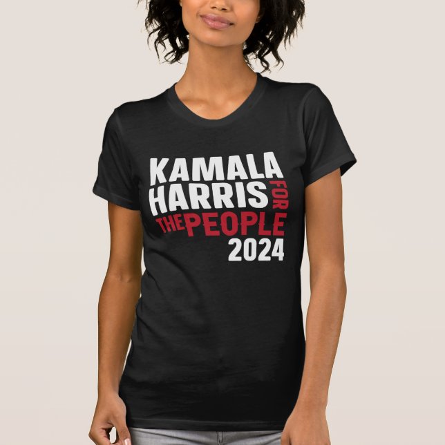 camiseta kamala harris para la gente mujer (Anverso)