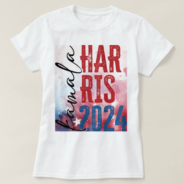 Camiseta Kamala Harris Patriotic T-Shirt (Diseño del anverso)