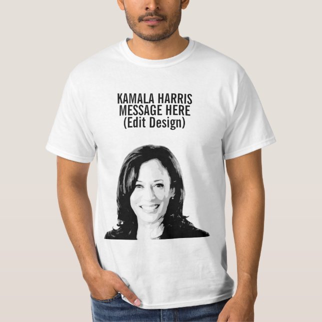Camiseta Kamala Harris personalizado (Anverso)