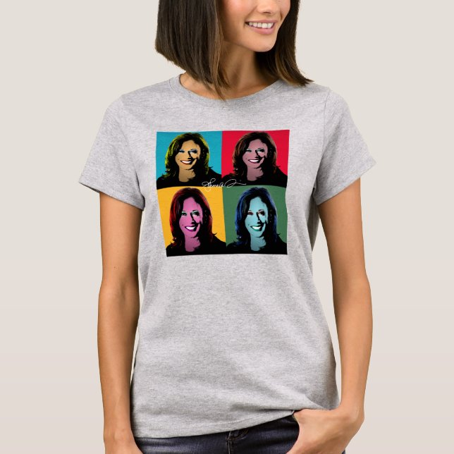 Camiseta KAMALA HARRIS Pop Art (Anverso)