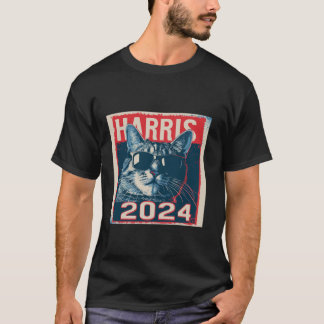 Camiseta Kamala Harris por el gato funny del presidente 202