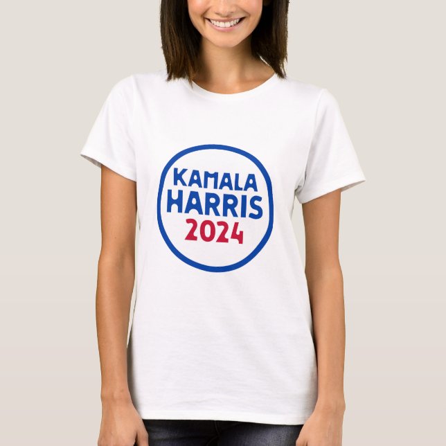 Camiseta Kamala Harris por el presidente (Anverso)