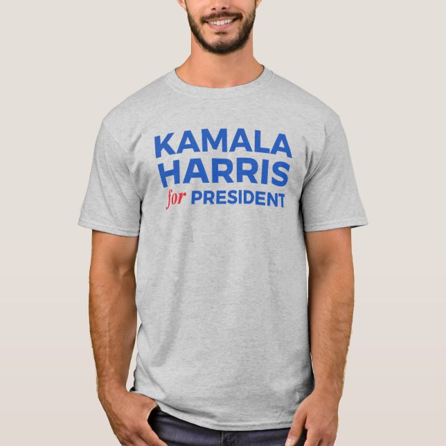 Camiseta Kamala Harris por el presidente (Anverso)