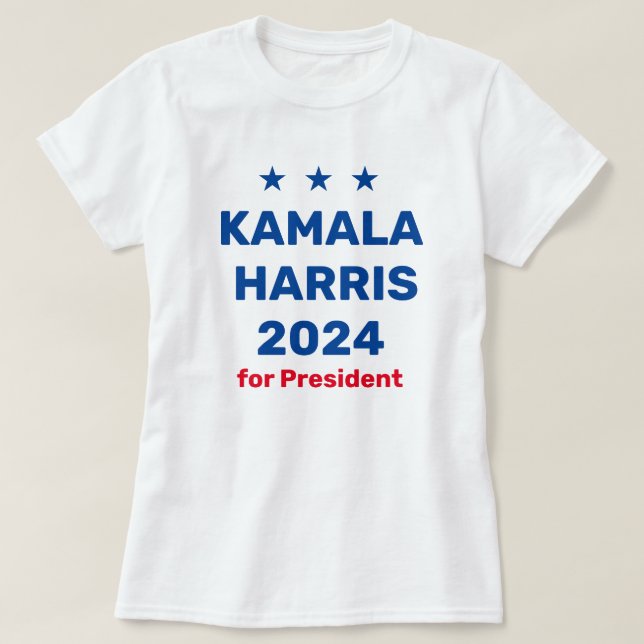 Camiseta Kamala Harris Por El Presidente 2024 (Diseño del anverso)