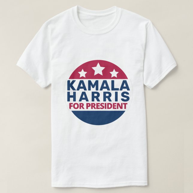 Camiseta Kamala Harris por el Presidente 2024 (Diseño del anverso)