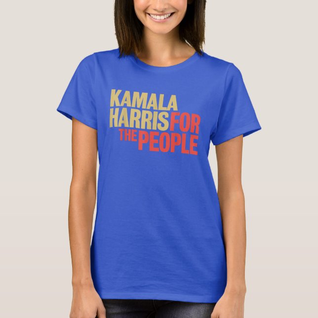 Camiseta Kamala Harris por el presidente del pueblo 2024 (Anverso)