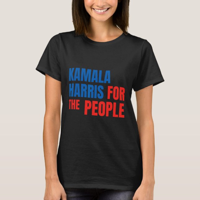 Camiseta Kamala Harris Por El Presidente Popular Estadounid (Anverso)