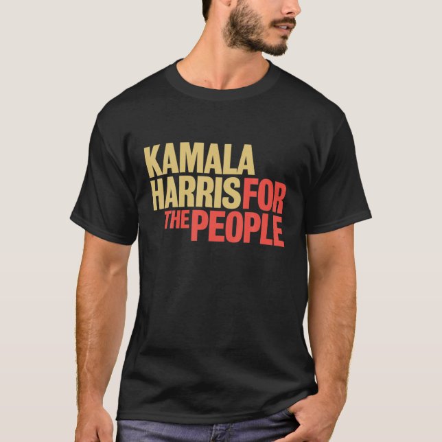 Camiseta Kamala Harris por el vicepresidente del pueblo 202 (Anverso)