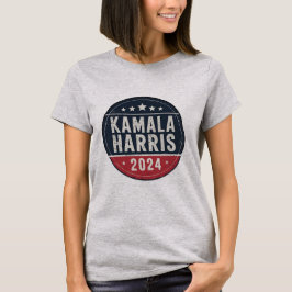 Camiseta Kamala Harris por la Campaña de Vintage del presid