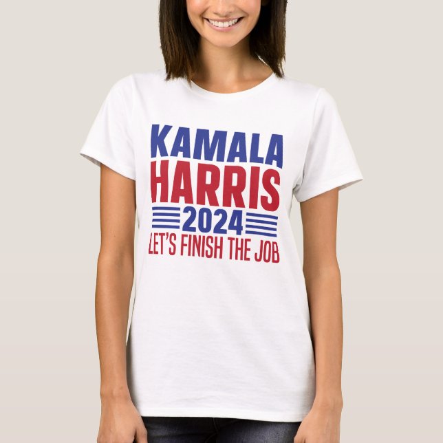 Camiseta Kamala Harris por la elección del presidente 2024  (Anverso)