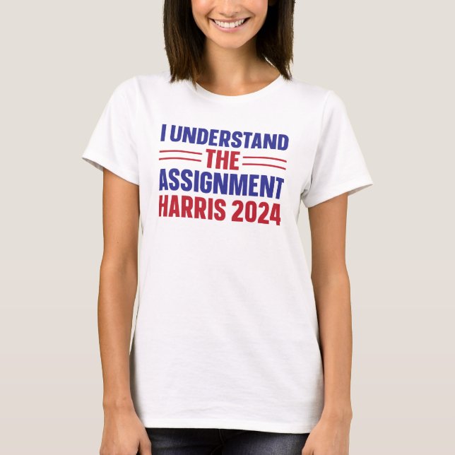 Camiseta Kamala Harris por la elección del presidente 2024  (Anverso)