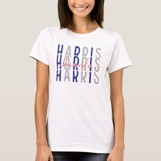 Camiseta Kamala Harris por la elección del presidente 2024  (Anverso)