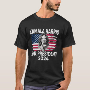 Camiseta Kamala Harris por la presa de la bandera estadouni