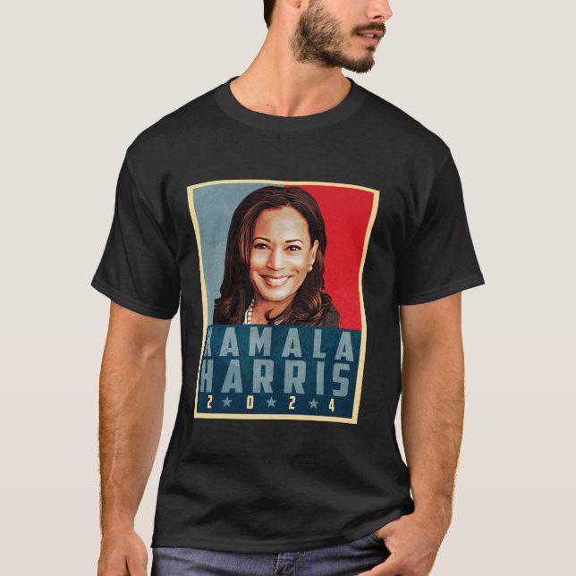 Camiseta Kamala Harris por las elecciones presidenciales Re (Anverso)