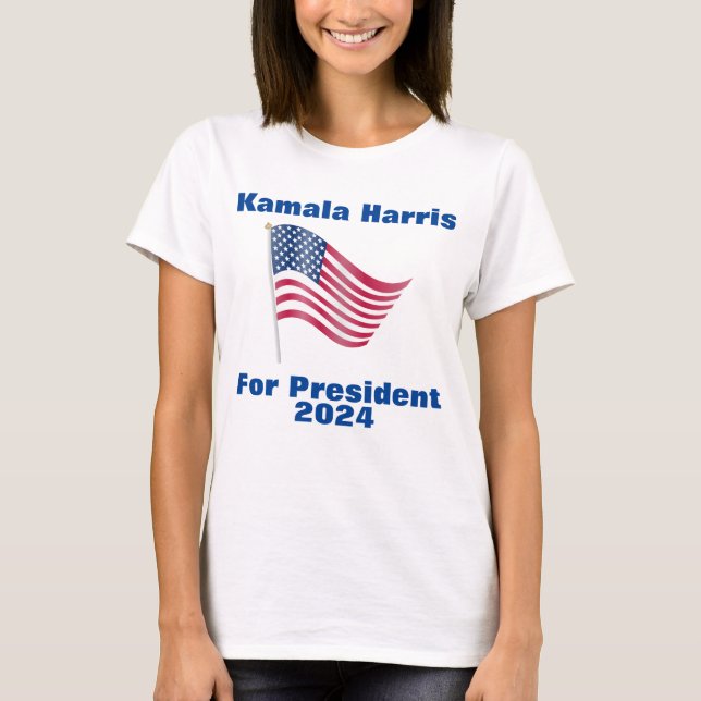 Camiseta Kamala Harris Presidente 2024 (Anverso)