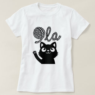 Camiseta Kamala Harris presidente 2024 Comma La Cat y Yarn