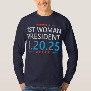 Camiseta Kamala Harris Primera mujer presidenta 1.20.25