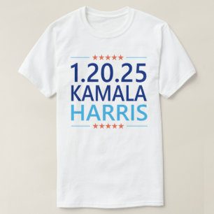 Camiseta Kamala Harris Primera mujer presidenta 1.20.25