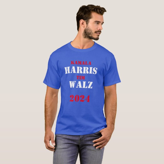 Camiseta Kamala Harris Tim Walz 2024 (Anverso completo)