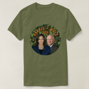 Camiseta Kamala Harris Tim Walz presidente vicepresidente F