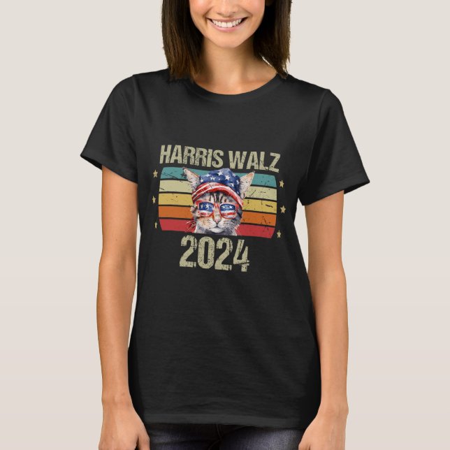 Camiseta Kamala Harris Tim Walz Waltz Harris Walz Waltz 202 (Anverso)