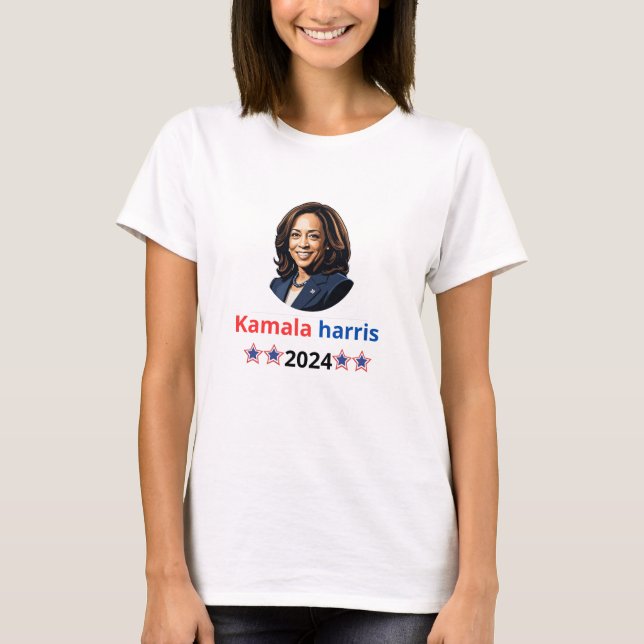 Camiseta Kamala Harris: Un viaje inspirador, hitos y (Anverso)