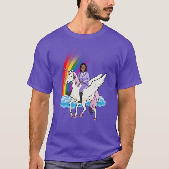 CAMISETA KAMALA HARRIS UNICORN (Anverso)