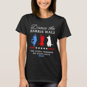 Camiseta Kamala Harris W 2024 Baile Waltz 2 pasos hacia ade