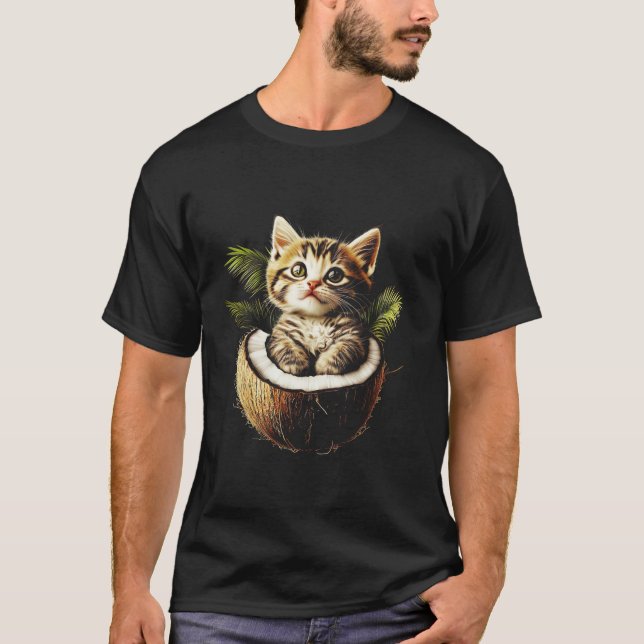 Camiseta Kamala Harris Walz 2024 Cat lady Funny Coconut Tre (Anverso)