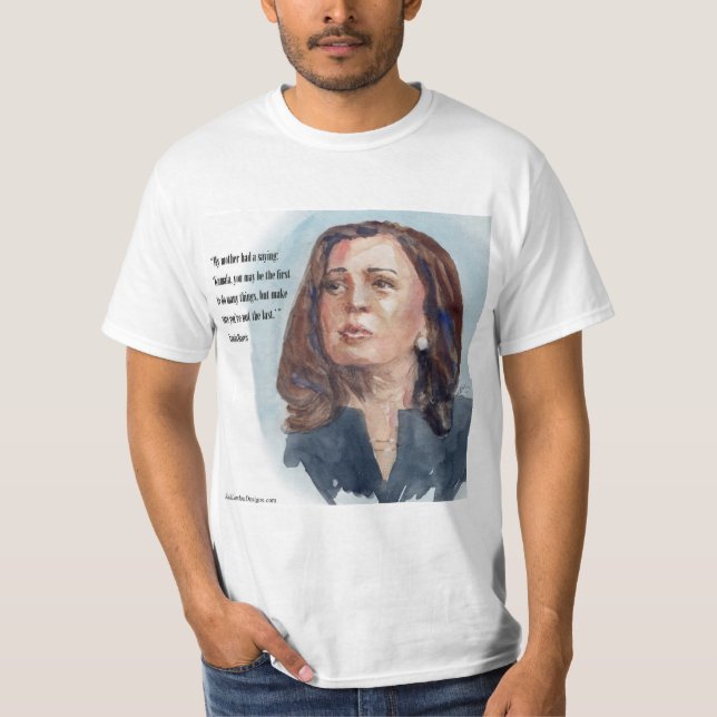 Camiseta Kamala Harris y presupuesto (Anverso)