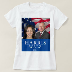 Camiseta Kamala Harris Y Tim Walz 2024