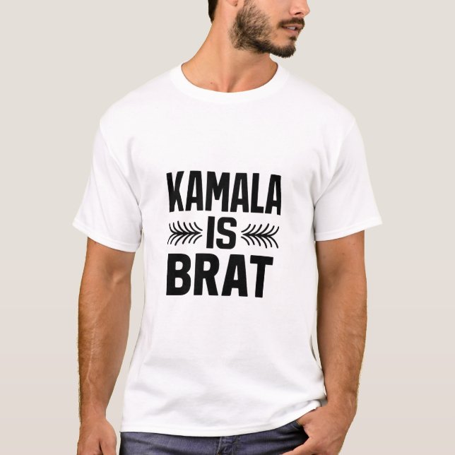 Camiseta Kamala is Brat (Anverso)