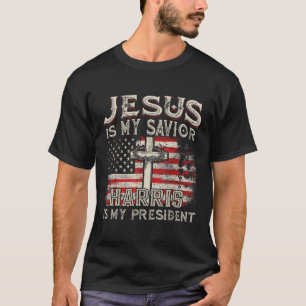 Camiseta Kamala Jesús es mi salvador Harris es mi president