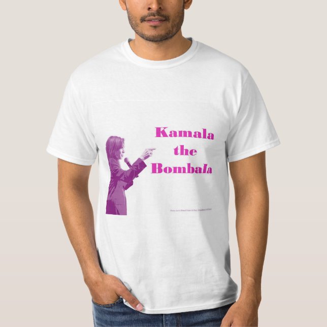 Camiseta Kamala, la Bombala, la púrpura (Anverso)