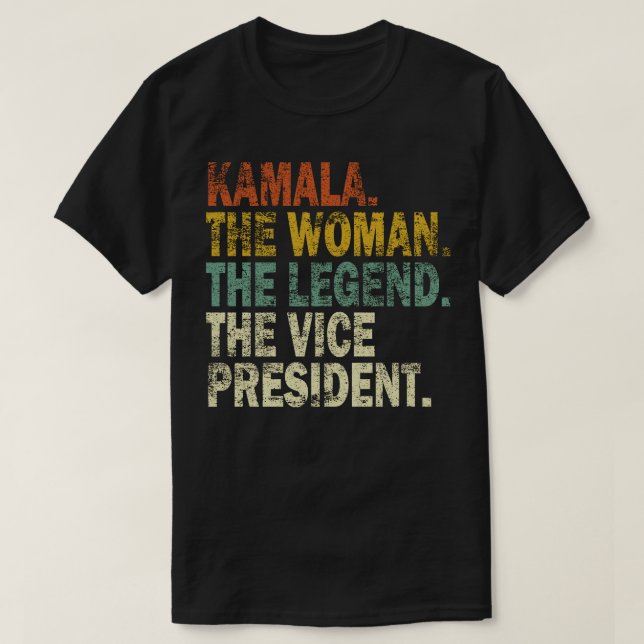 Camiseta Kamala La mujer vicepresidenta (Diseño del anverso)