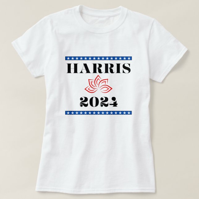 Camiseta Kamala Lotus Harris por POTUS (Diseño del anverso)