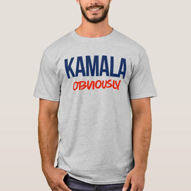CAMISETA KAMALA OBVIAMENTE (Anverso)