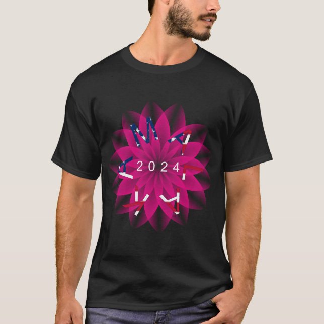 Camiseta Kamala Patriotic Lotus UNISEX (Anverso)