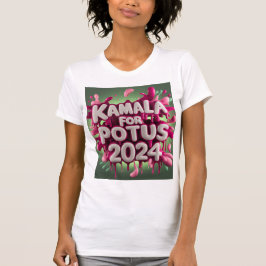 Camiseta Kamala Potus 2024 - rosa y verde