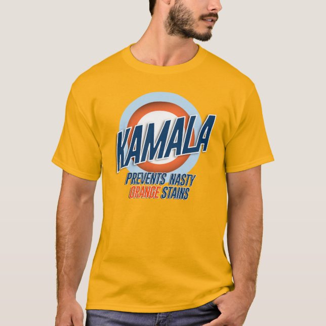 Camiseta Kamala previene las montañas de los Naranjas desag (Anverso)