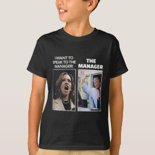 Camiseta Kamala Quiero Hablar Con El Director Trump Mcdona